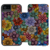 "Schmetterling - Erfolg" Incipio iPhone Geldbeutel-Hülle (Folio Geöffnet)