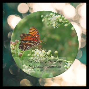 Schmetterling, Erinnerungsservice-Papier-Teller Pappteller