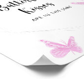 Schmetterling erraten, wie viele Schmetterlingsküs Poster (Ecke)