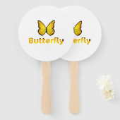 Schmetterling Fächer (Vorne und Hinten)