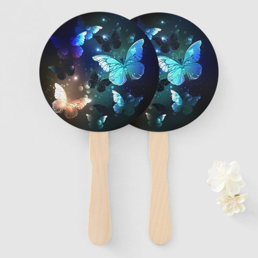 Schmetterling Fächer (Vorne und Hinten)