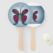 Schmetterling Fächer (Vorne und Hinten)