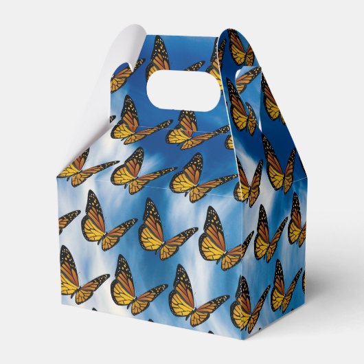 Schmetterling-Fahne Geschenkschachtel (Rückseite)