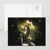 Schmetterling Fairy Fantasy Art Postkarte (Vorne/Hinten)