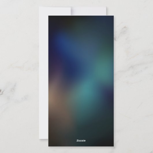 Schmetterling Feiertagskarte (Rückseite)