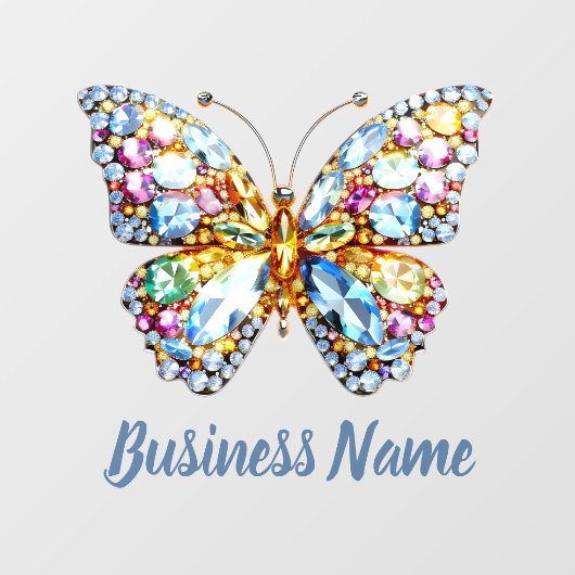 Schmetterling Fensteraufkleber (Blatt)