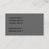 Schmetterling fett schwarz-weiß moderner Brauch Visitenkarte (Rückseite)