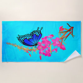 Schmetterling-Feuerzeug - Badetuch