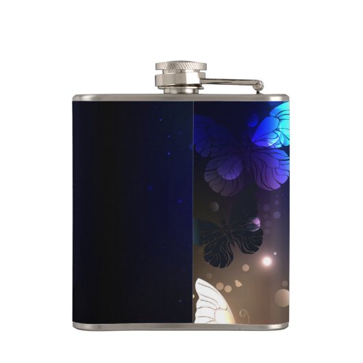 Schmetterling Flachmann (Rückseite)