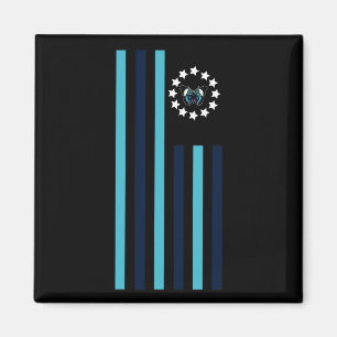 Schmetterling - Flagge Magnet