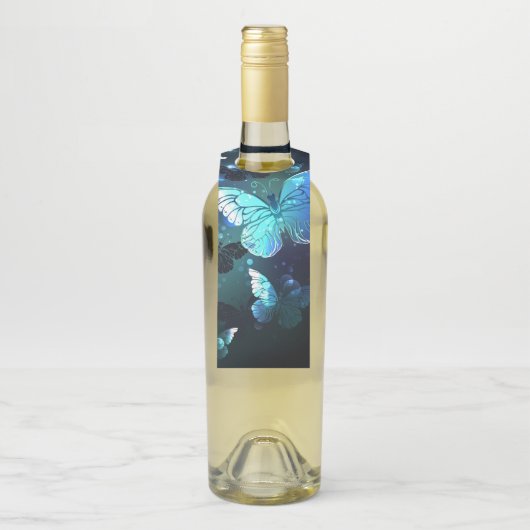 Schmetterling Flaschenanhänger (Auf Flasche)