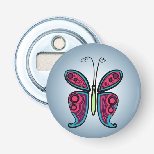 Schmetterling Flaschenöffner (Vorderseite)