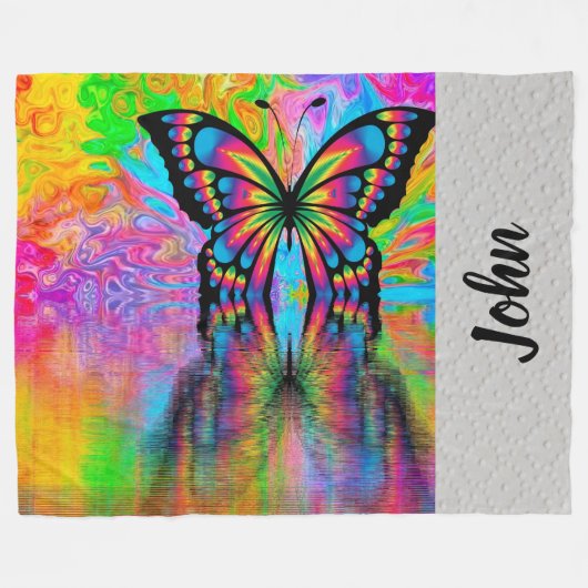 Schmetterling Fleecedecke (Vorderseite (Horizontal))