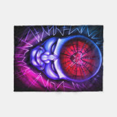 "Schmetterling" Fleecedecke (Vorderseite (Horizontal))