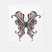 Schmetterling Fleecedecke (Vorderseite)