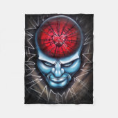 "Schmetterling" Fleecedecke (Vorderseite)