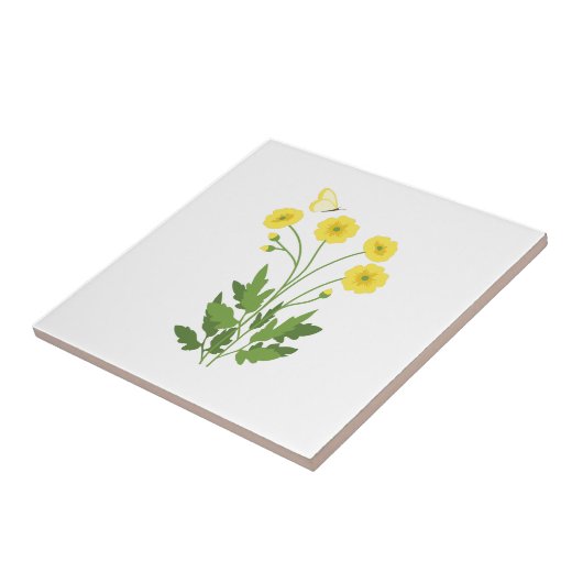 Schmetterling Fliese (Seite)