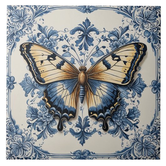 Schmetterling Fliese (Vorderseite)