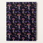 Schmetterling, Flora und Pilzpilz - Himmelsmuster Planer (Rückseite)