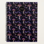 Schmetterling, Flora und Pilzpilz - Himmelsmuster Planer (Vorderseite)