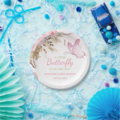 Schmetterling Florales Babyshower Pappteller (Party)