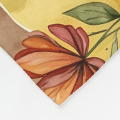 Schmetterling flüstert in die Erde Fleecedecke (Ecke)