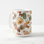 Schmetterling flüstert in die Erde Kaffeetasse (Vorderseite Links)