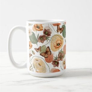 Schmetterling flüstert in die Erde Kaffeetasse