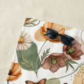 Schmetterling flüstert in die Erde Strandtuch (Beispiel)