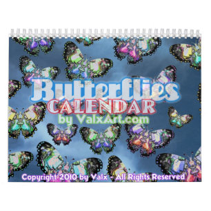 Schmetterling Flutterby in Valxart Kalender