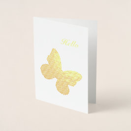 Schmetterling Folienkarte