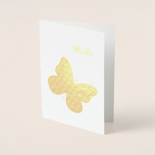 Schmetterling Folienkarte (Vorderseite)