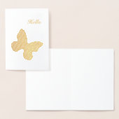 Schmetterling Folienkarte (Anzeige)