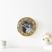 Schmetterling/Foto Runde Wanduhr (Zuhause)