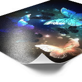 Schmetterling Fotodruck (Ecke)