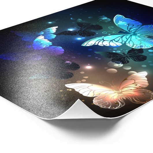 Schmetterling Fotodruck (Ecke)