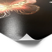 Schmetterling Fotodruck (Ecke)