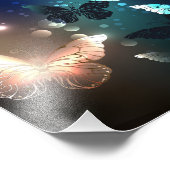 Schmetterling Fotodruck (Ecke)