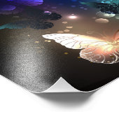 Schmetterling Fotodruck (Ecke)
