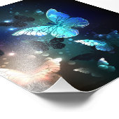 Schmetterling Fotodruck (Ecke)