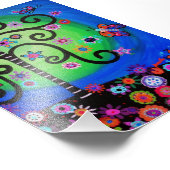 Schmetterling Fotodruck (Ecke)