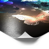 Schmetterling Fotodruck (Ecke)