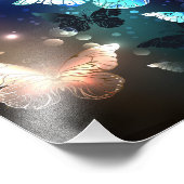 Schmetterling Fotodruck (Ecke)