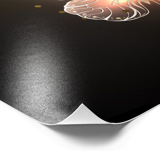 Schmetterling Fotodruck (Ecke)