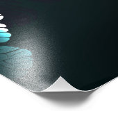 Schmetterling Fotodruck (Ecke)