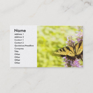 Schmetterling - Frack - schwer zu schlucken Visitenkarte