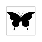 Schmetterling Frack Silhouette Briefmarke Gummistempel (Prägung)