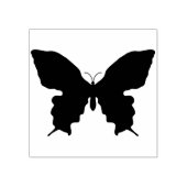 Schmetterling Frack Silhouette Briefmarke Gummistempel (Prägung)