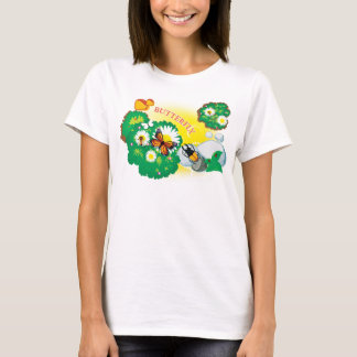 Schmetterling Frauenhemd T-Shirt