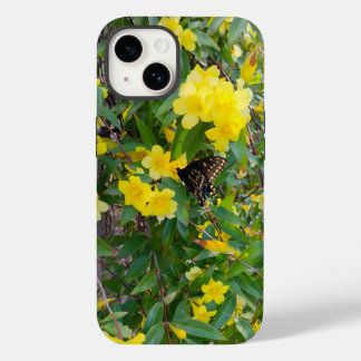 Schmetterling & Gelbe Blumen Handy Case
